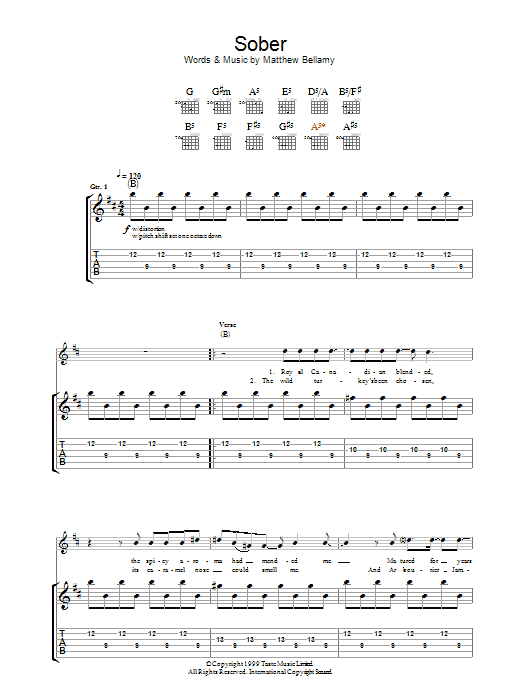 Produktgalerie: Seite 1 von 1 Sober, Muse, Gitarre