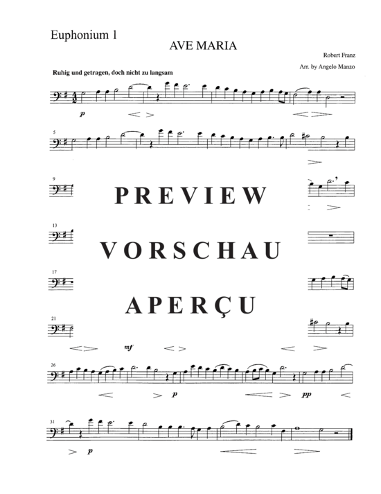 Product gallery: Page 7 of 10 Ave Maria , , (Tuba Quartett EETT)