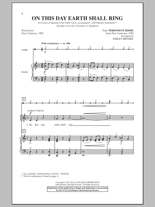 Produktbild zu: On This Day Earth Shall Ring