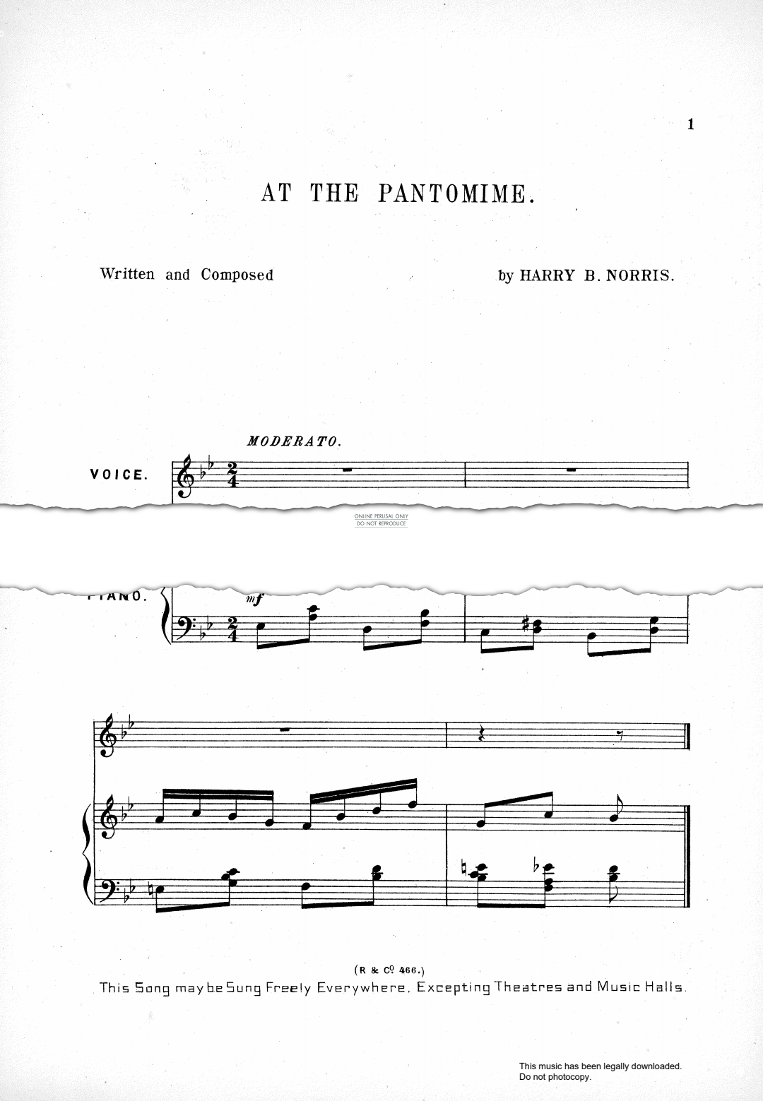 Produktbild zu: At The Pantomime