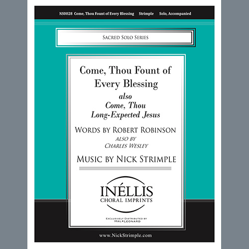 Product picture to: Come, Thou Fount of Every Blessing (with "Come, Thou Long-Expected Jesus")