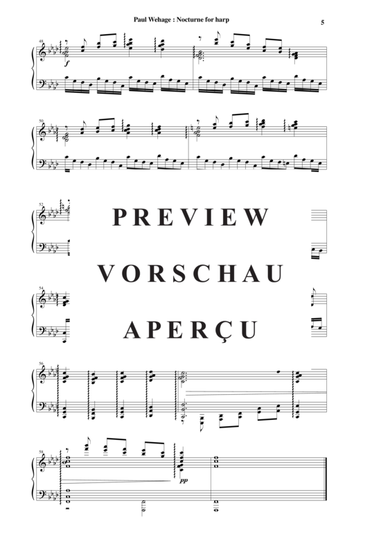 Produktgalerie: Seite 6 von 6 Nocturne , , (Harfe Solo)