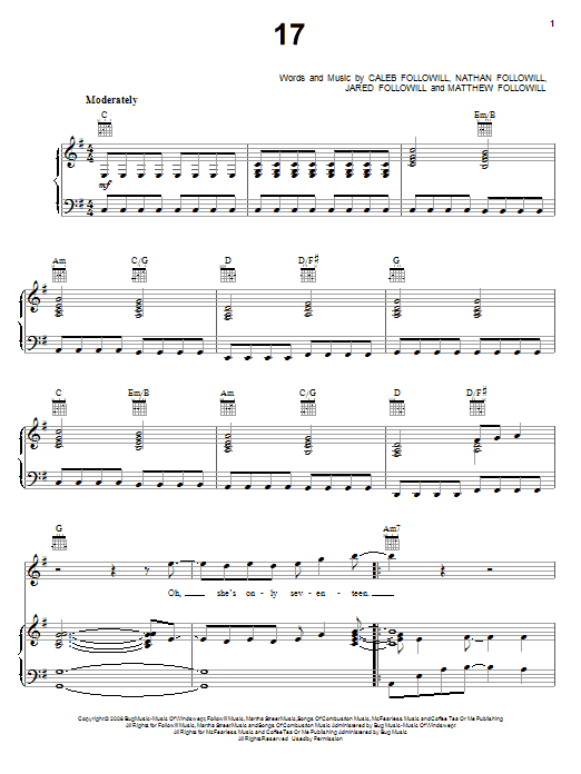 Product picture to:  17 - Kings Of Leon