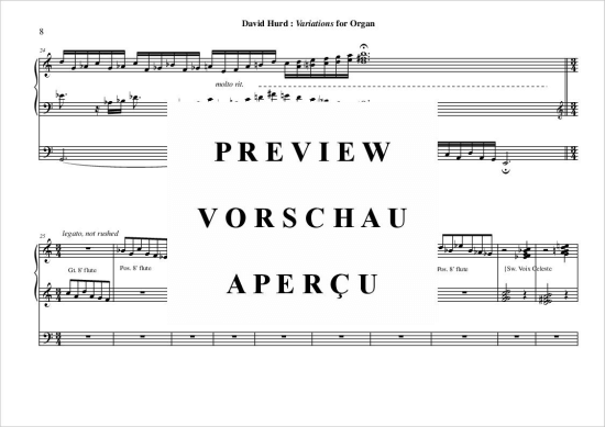 Product gallery: Page 9 of 19 Variations , , (Orgel Solo)