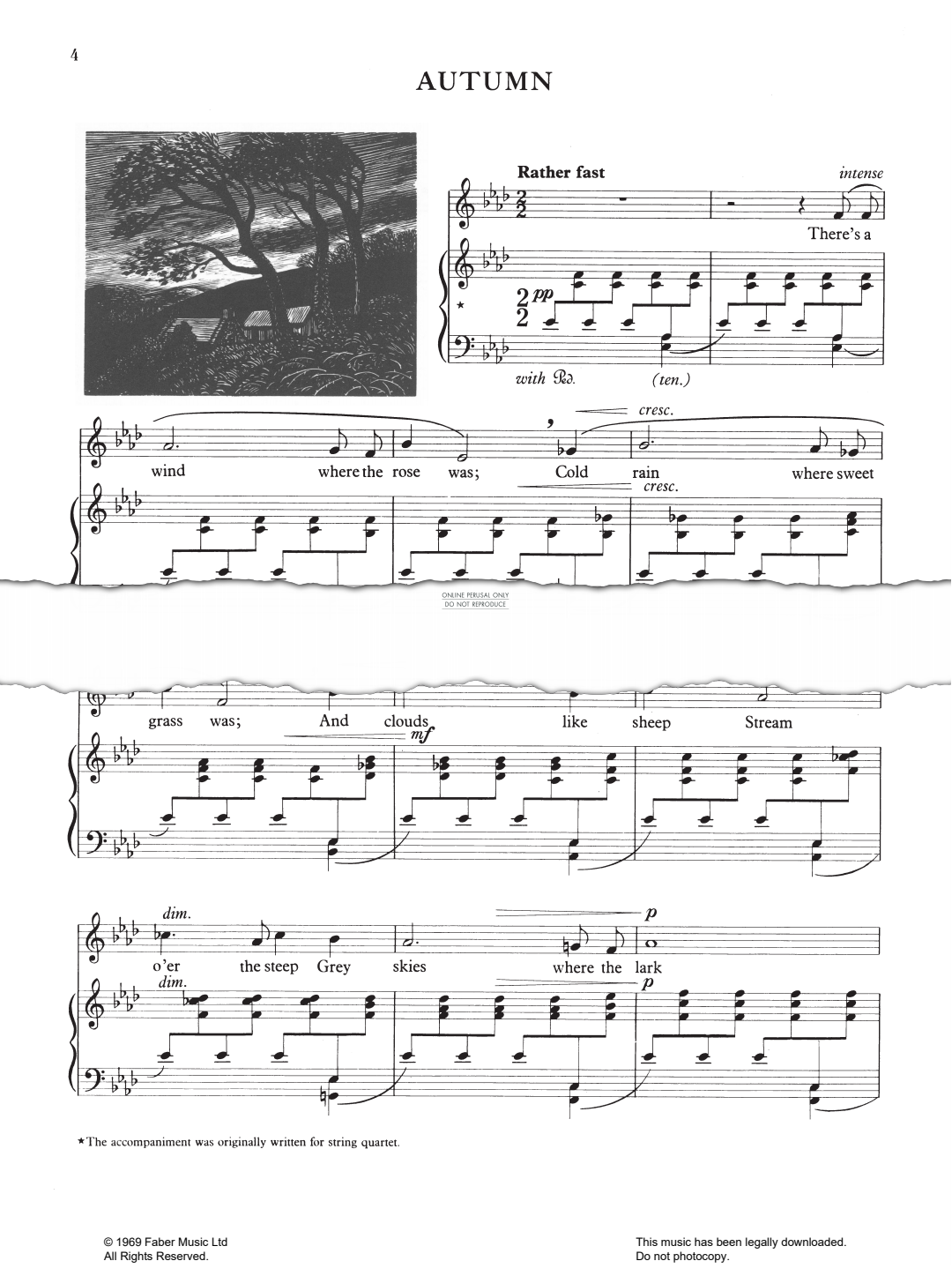 Produktbild zu: Autumn (from 'Tit For Tat')