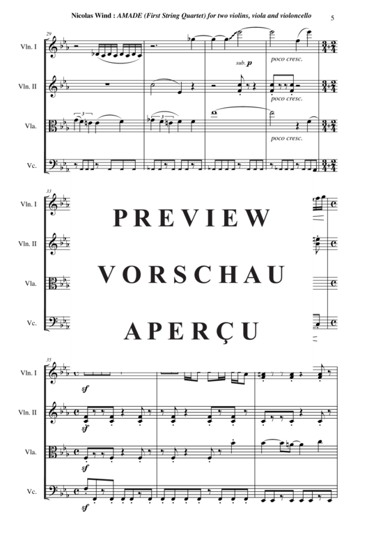 Produktgalerie: Seite 6 von 21 Amade: First String Quartet , , (Streicherquartett)
