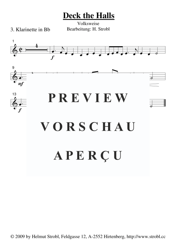 gallery: Deck the Halls, , Klarinettenquartett