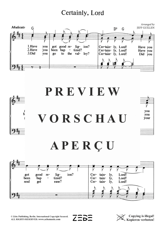 gallery: Certainly, Lord, , Gemischter Chor