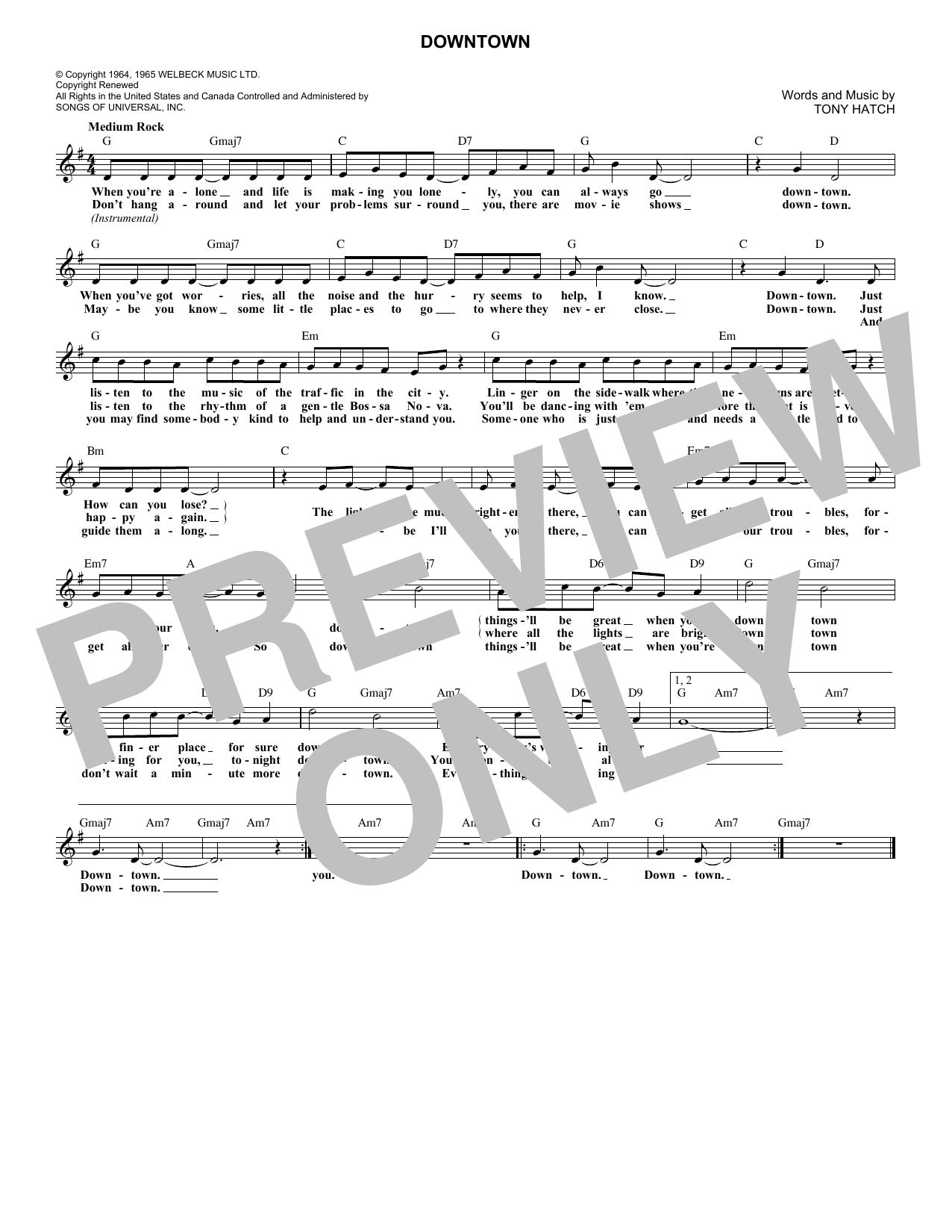 Produktgalerie: Seite 1 von 1 Downtown, Petula Clark