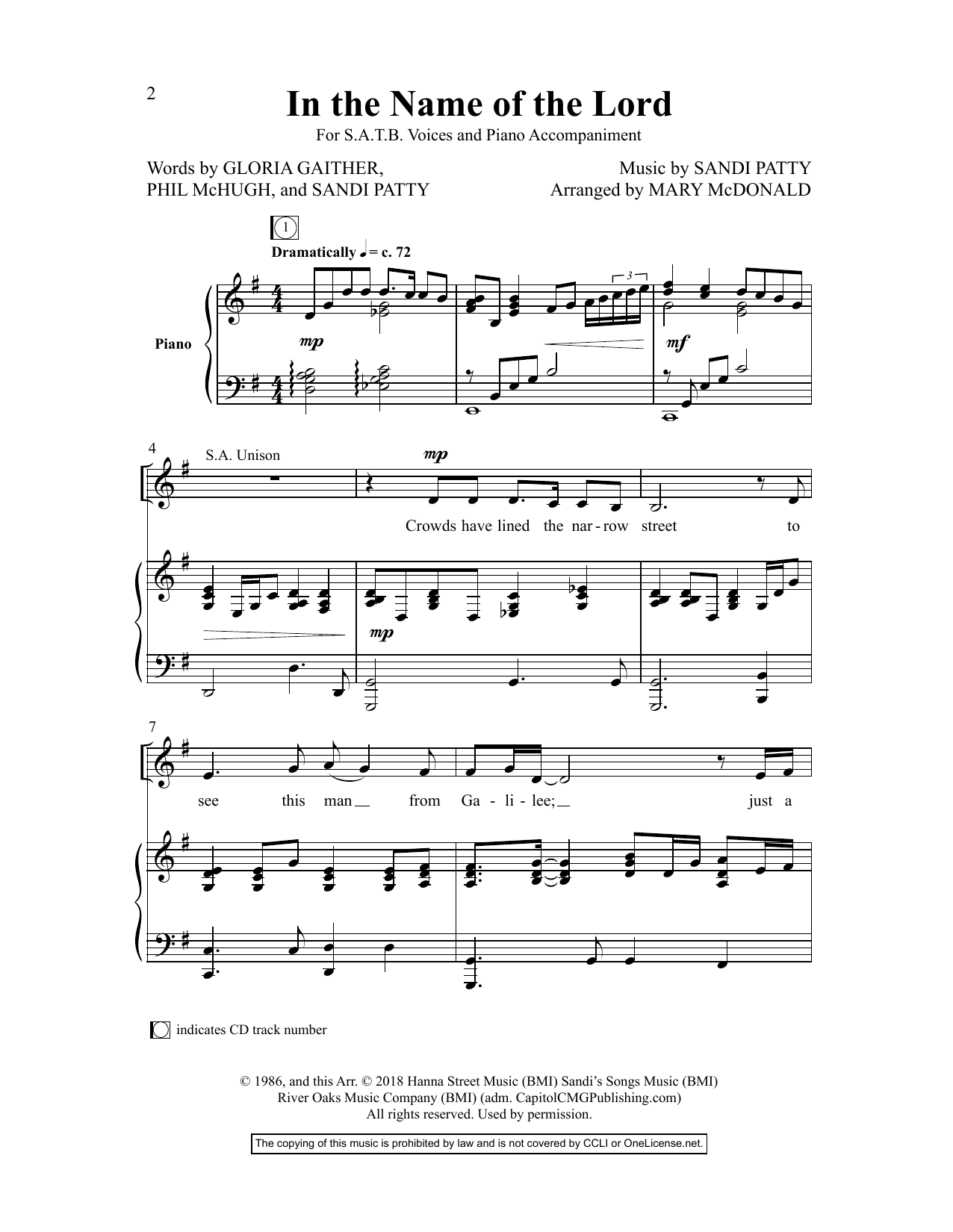 Produktbild zu: In The Name Of The Lord