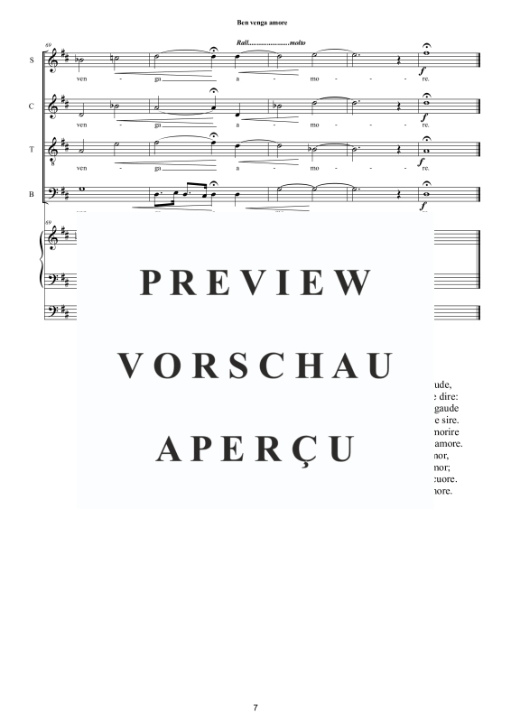 Product gallery: Page 8 of 11 Ben venga amore, , Mixed Choir and Organ