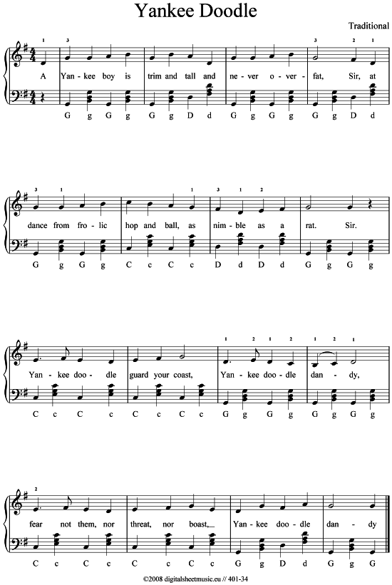 Product picture to: Yankee Doodle Traditional