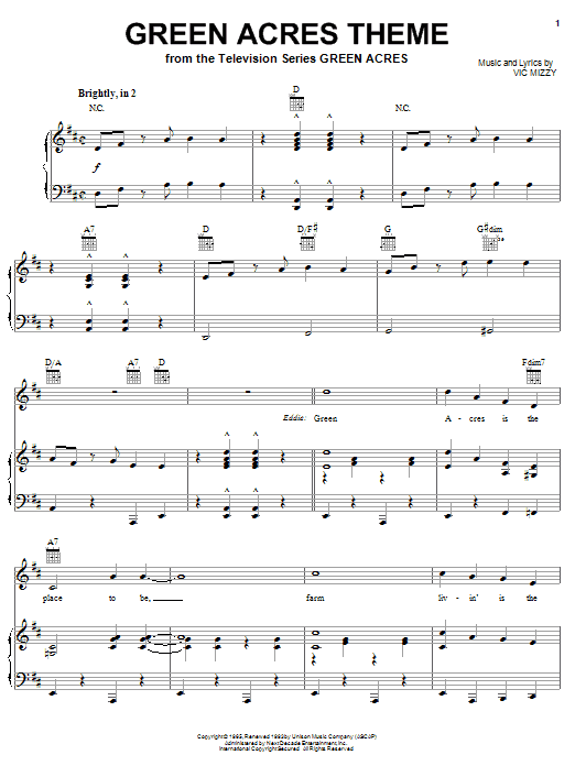 Produktbild zu: Green Acres Theme