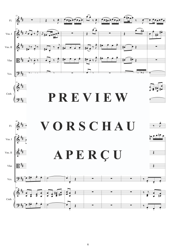 Product gallery: Page 7 of 11 Non sa che sia dolore - Cantata BWV 209, , Mixed Ensemble Soprano, Flute, Strings and Harpsichord Bc