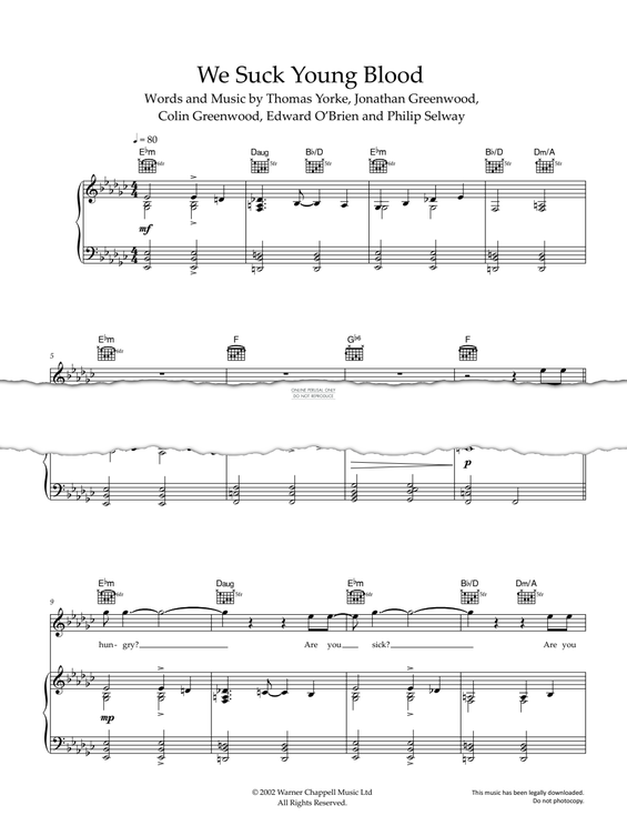 gallery: We Suck Young Blood, Radiohead