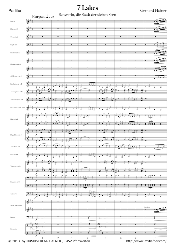 Product gallery: Page 1 of 11 7 Lakes, , (large wind orchestra)