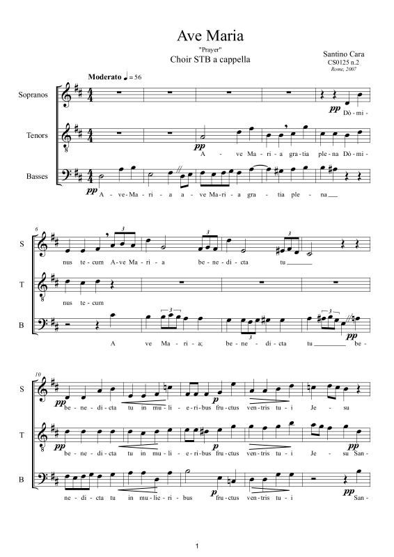 Produktbild zu: Ave Maria - GebetSantino Cara