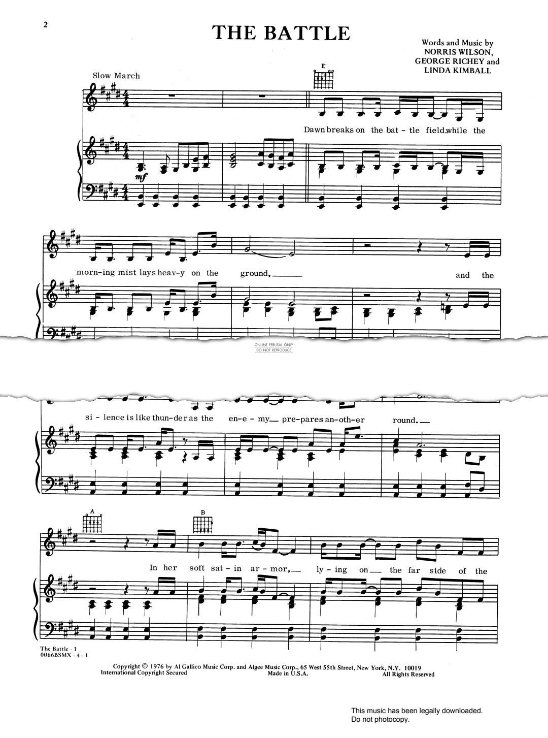 Product gallery: Page 1 of 1 The Battle, George Jones