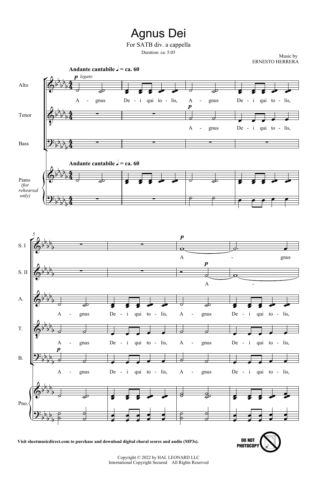 Produktbild zu: Agnus Dei