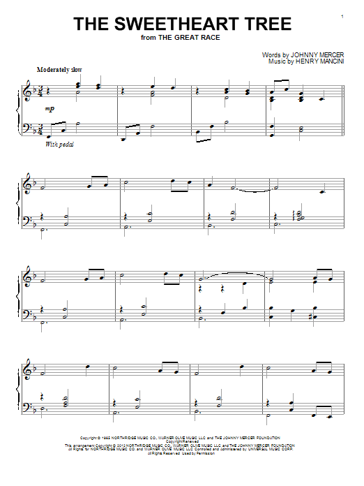 Product gallery: Page 1 of 1 The Sweetheart Tree, Henry Mancini