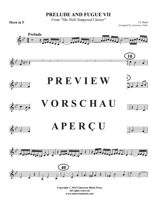 Produktgalerie: Seite 15 von 18 Prelude und Fugue VII , , (Holzbläser-Quintett)