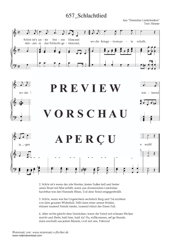 Product picture to: Schlachtlied Aus "Deutsches Liederlexikon" A. Härtel (1865)