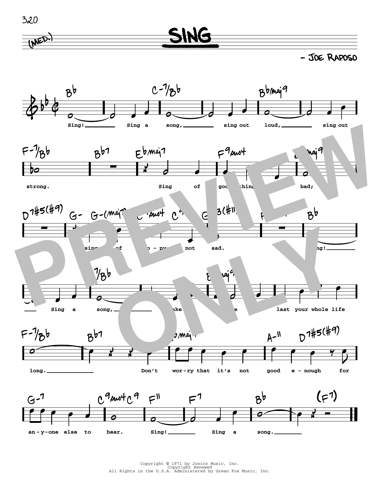 Produktbild zu: Sing (High Voice) (from Sesame Street)