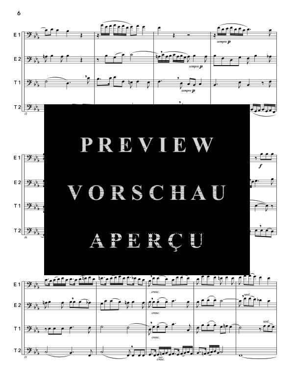 Product gallery: Page 10 of 11 Quattro Canzoni, , (Tuba Quartett EETT)