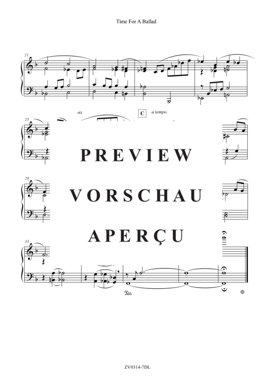Product gallery: Page 3 of 3 Time For A Ballad , , Piano Solo