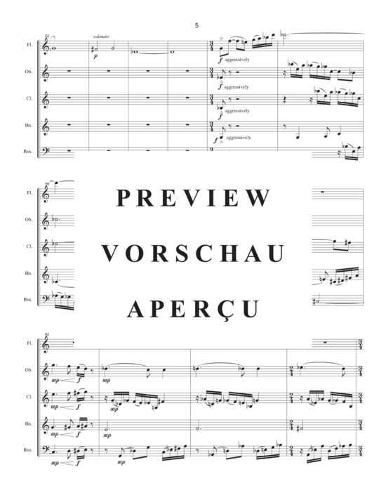 Produktgalerie: Seite 8 von 21 Five Stars , , (Holzbläser Quintett)