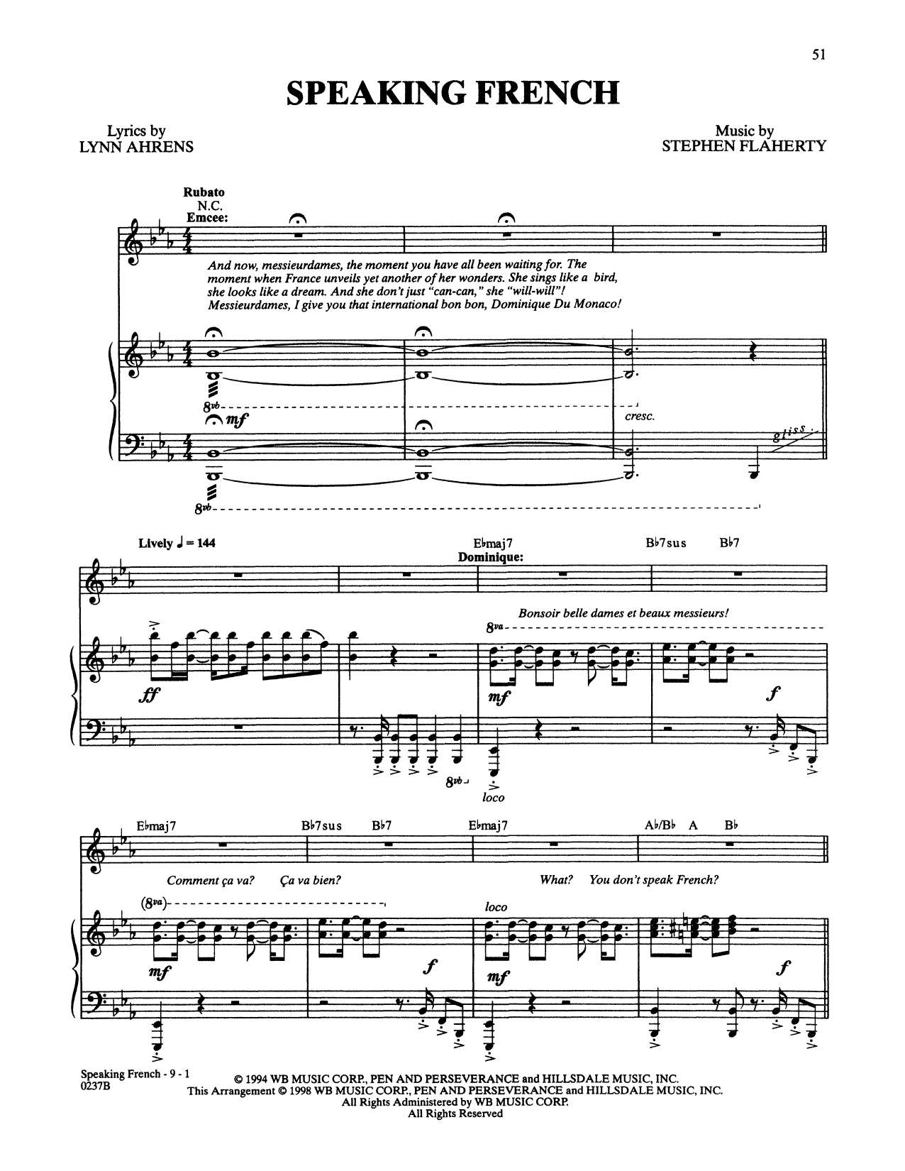 Produktbild zu: Speaking French (from Lucky Stiff)