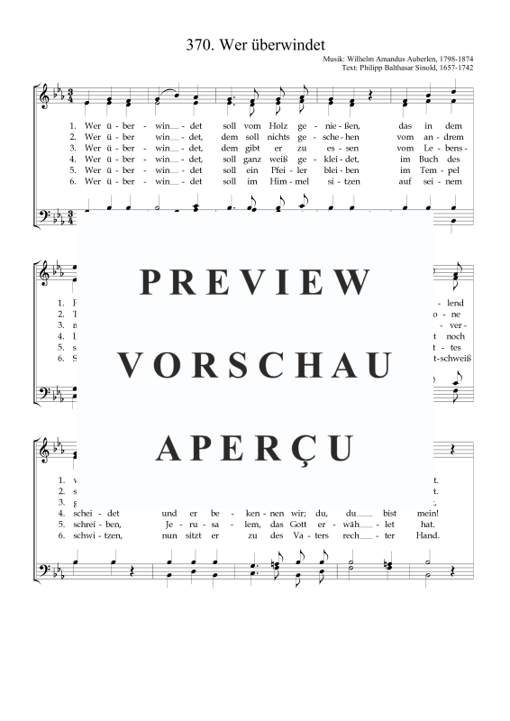 Product gallery: Page 2 of 3 Wer überwindet, , Mixed Chorus