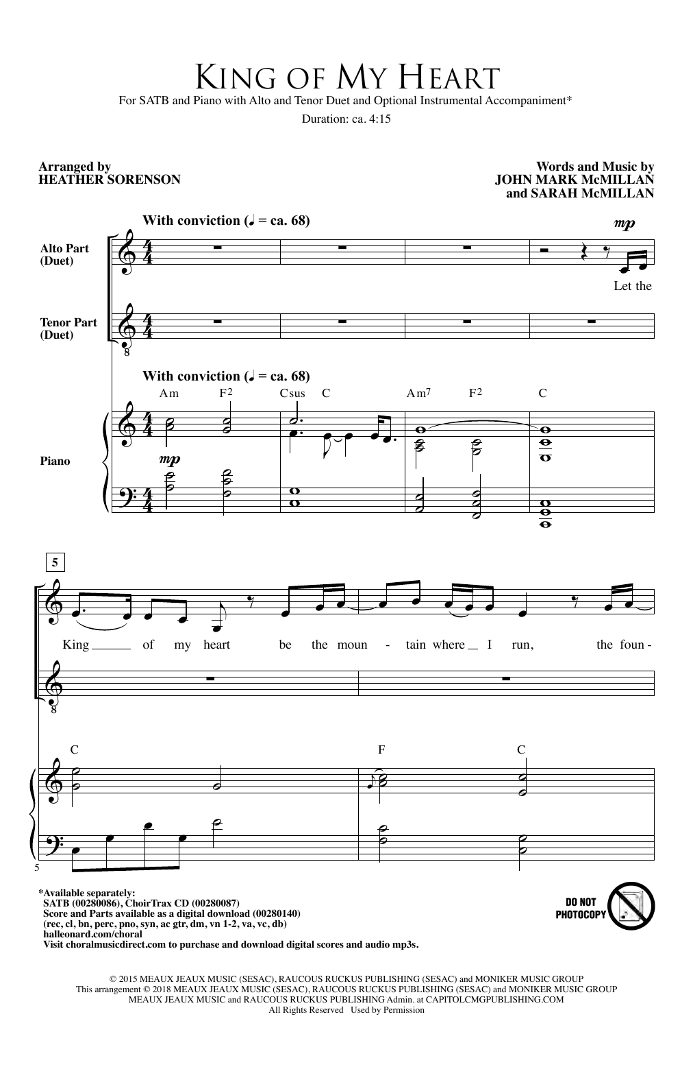 Produktgalerie: Seite 1 von 1 King Of My Heart, Heather Sorenson, Chor