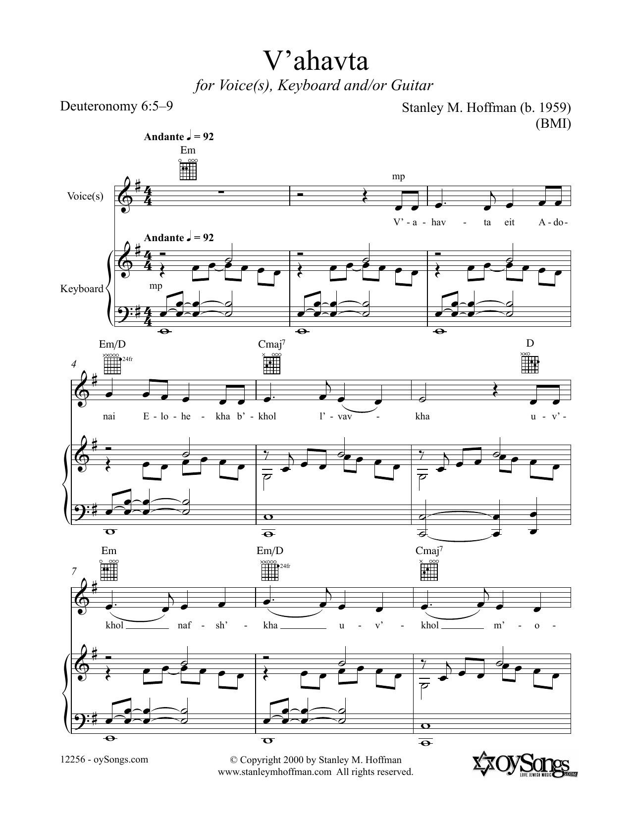 Produktgalerie: Seite 1 von 1 V'ahatva, Stanley F. Hoffman, Gesang, Gitarre, Klavier