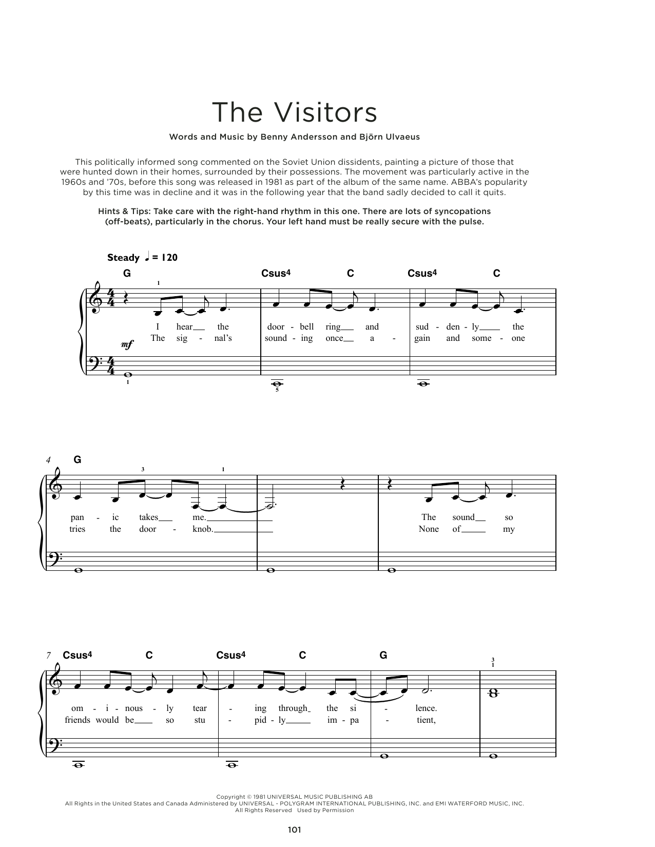 Product picture to: The Visitors