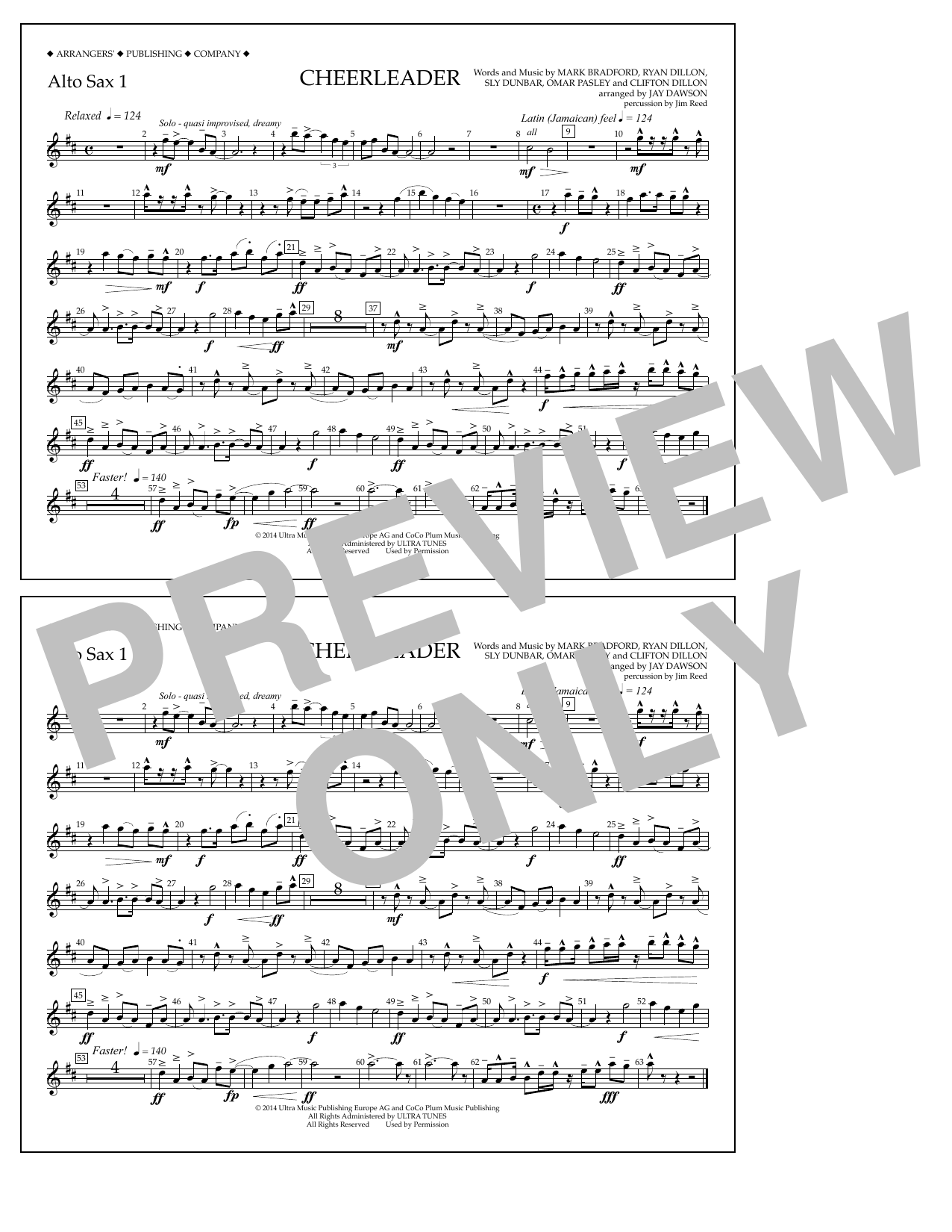 Produktbild zu: Cheerleader - Alto Sax 1