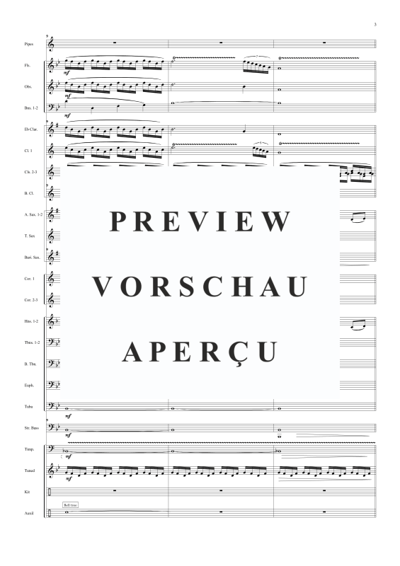 Produktgalerie: Seite 6 von 11 Sailing arr. for concert band and optional pipes, , Concert Band und Dudelsack Solo