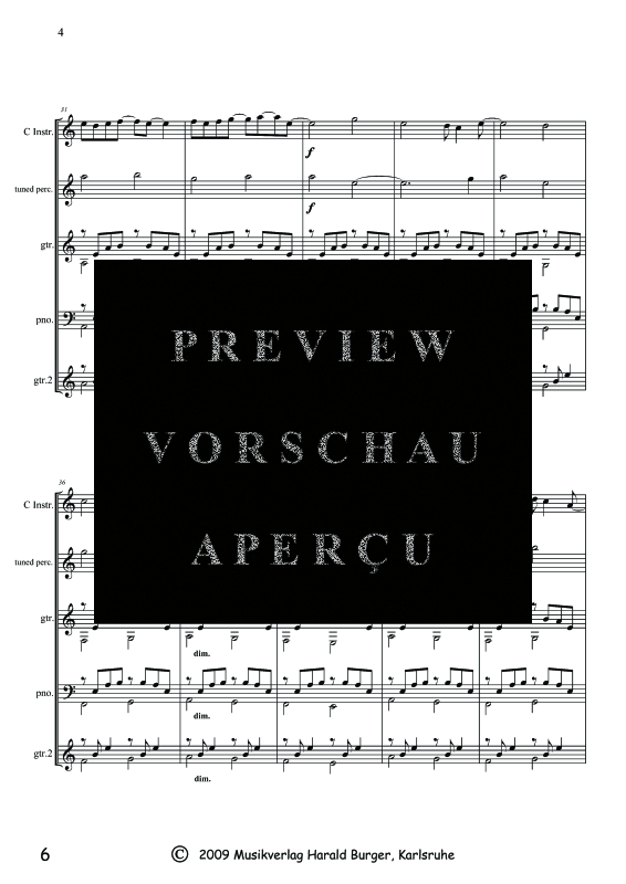 Produktgalerie: Seite 9 von 11 Daisy (Partitur), , Gemischtes Ensemble für flexible Besetzung mit Gitarre