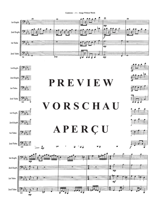 Product gallery: Page 9 of 21 Song Without Words , , (Tuba Quartett EETT)