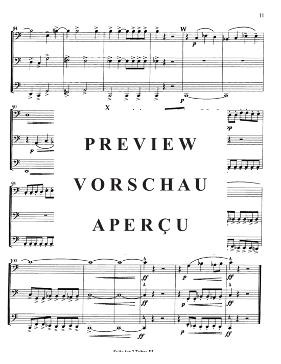 Produktgalerie: Seite 14 von 21 Suite for Three Tubas , , (Tuba Trio)