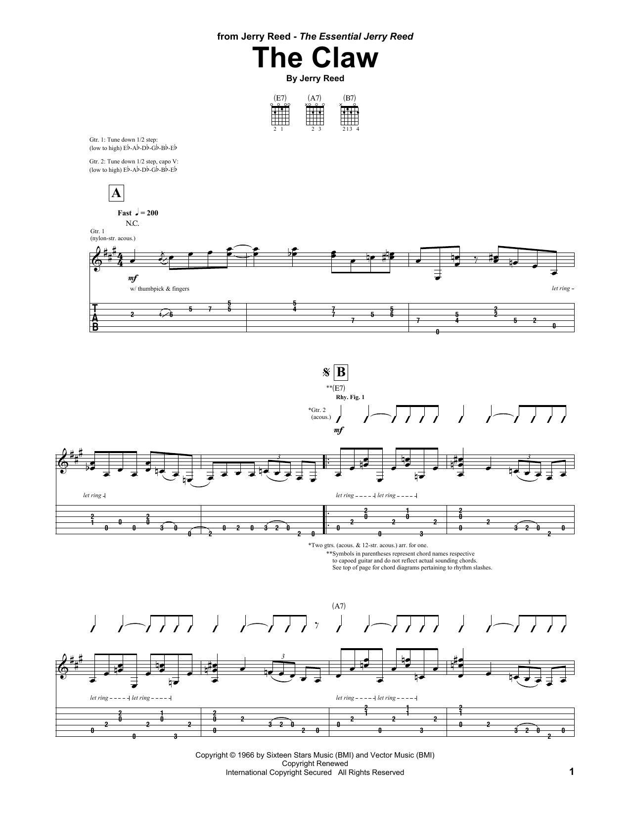 Product gallery: Page 1 of 1 The Claw, Jerry Reed