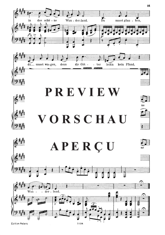 Product gallery: Page 6 of 8 Sehnsucht D.636 Ach, aus dieses Thales Gründen, , Medium Voice and Piano