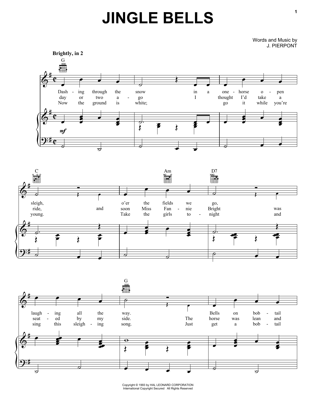 Produktbild zu: Jingle Bells