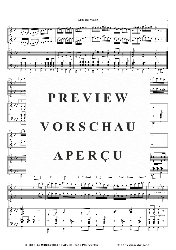 Product gallery: Page 8 of 11 Minz und Maunz Solo für 2 Klarinetten, , (large wind orchestra)