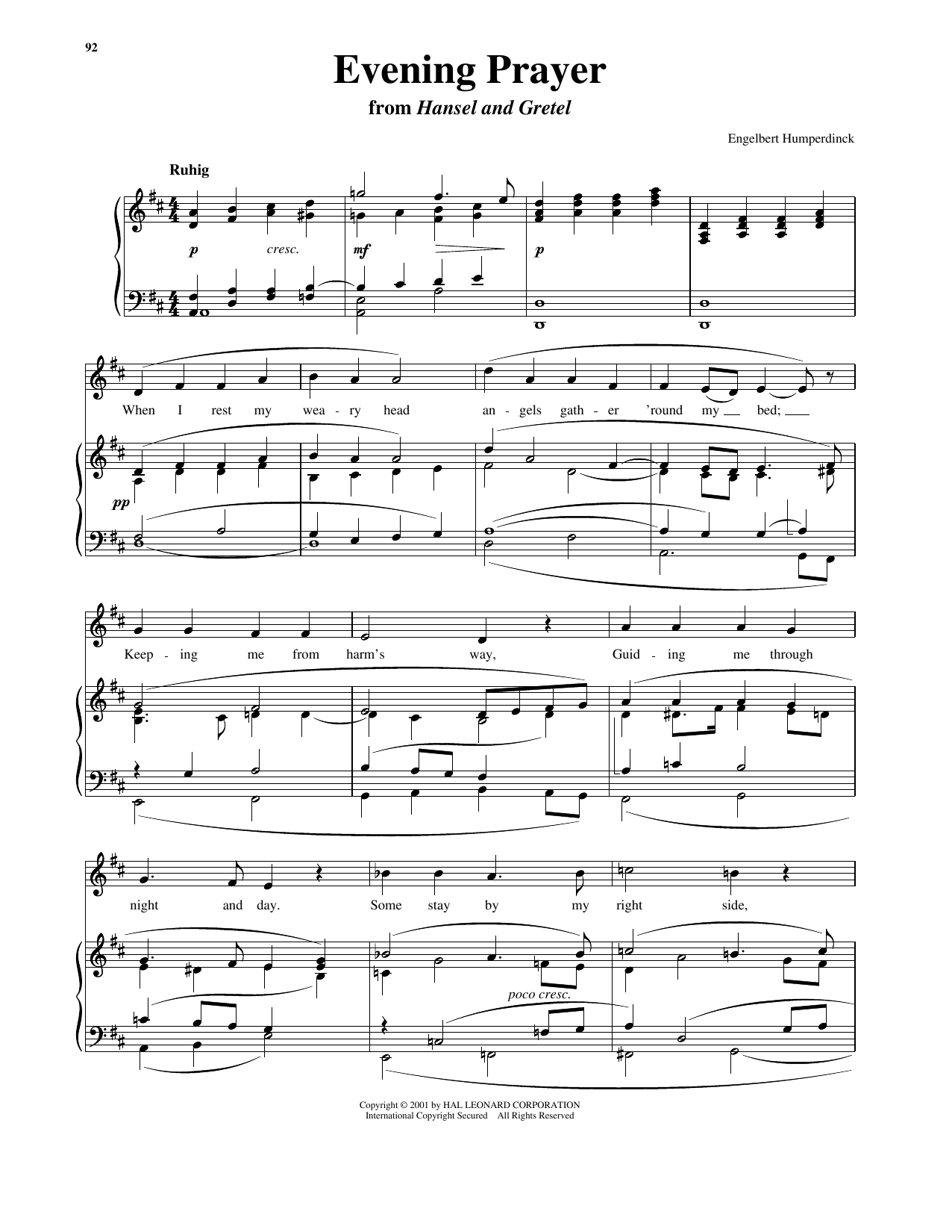 Produktgalerie: Seite 1 von 1 Evening Prayer, Engelbert Humperdinck, Gesang, Klavier