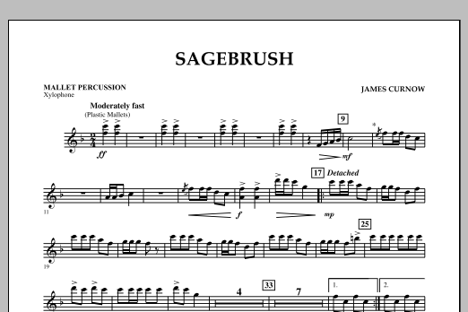 Produktbild zu:  Sagebrush - Mallet Percussion - 