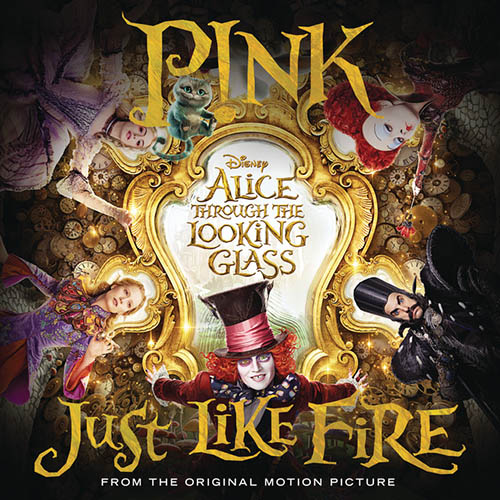 cover: Just Like Fire, Pink, Klavier