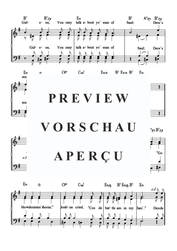 gallery: Joshua Fight the Battle, , Gemischter Chor