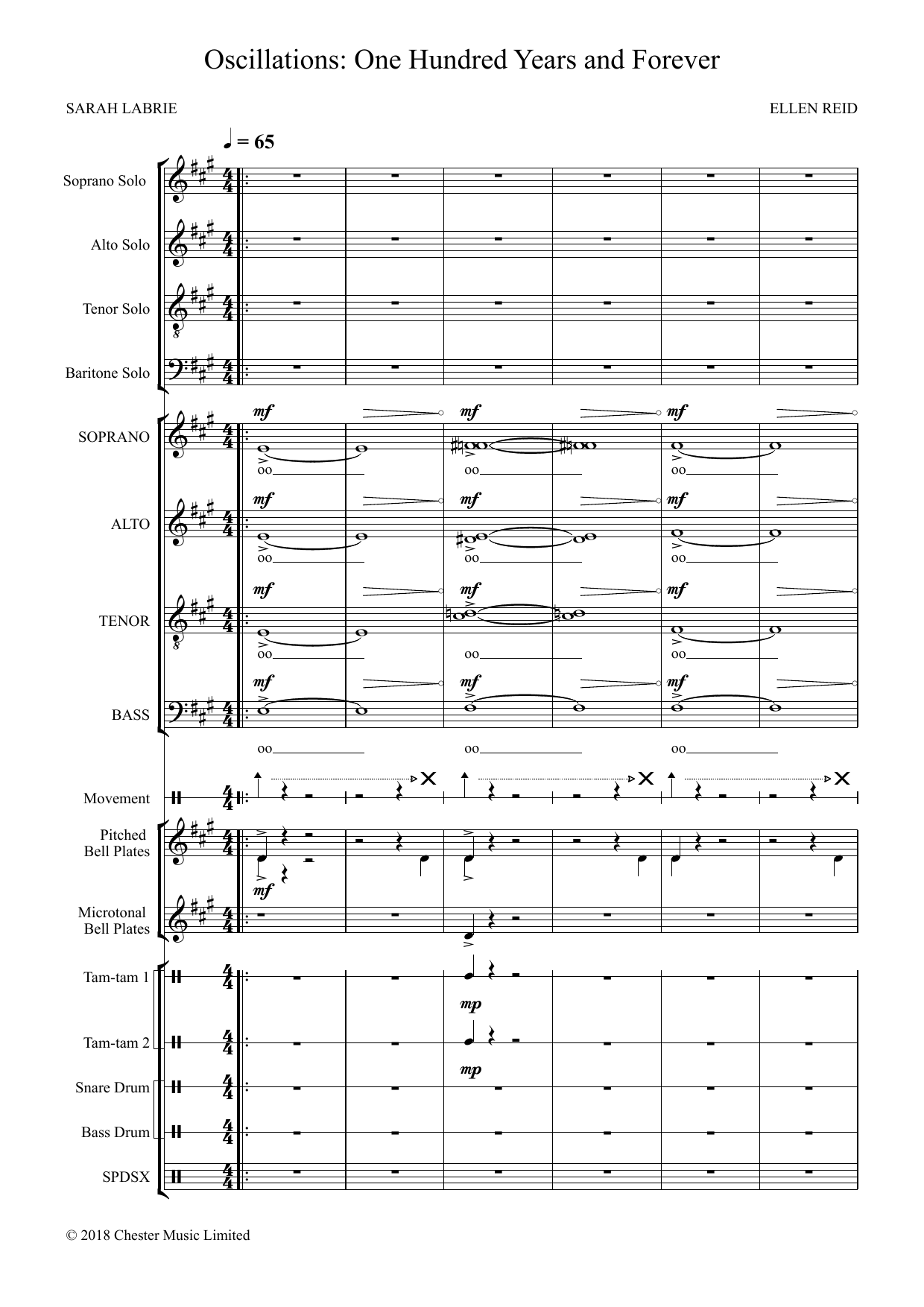 Produktgalerie: Seite 1 von 1 Oscillations: 100 Years and Forever, Ellen Reid, Chor