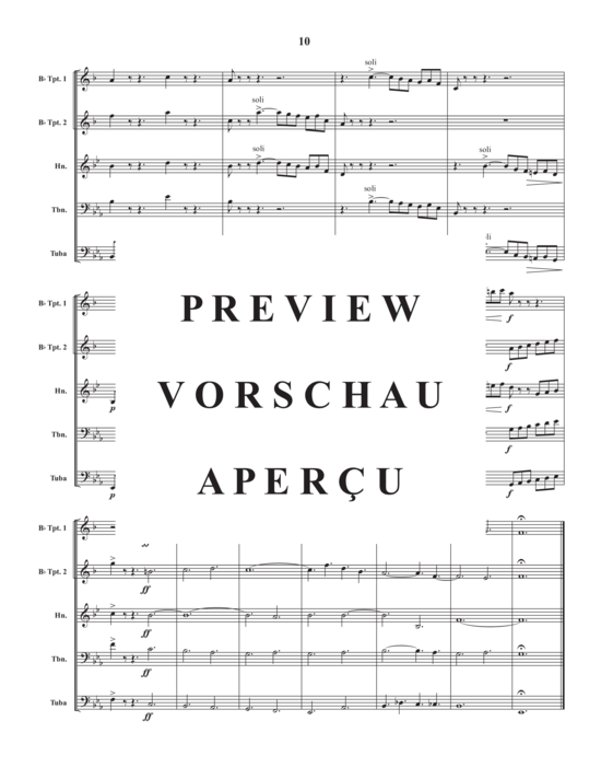 Produktgalerie: Seite 12 von 21 Fantasia in E-Flat , , (Blechbläser Quintett)